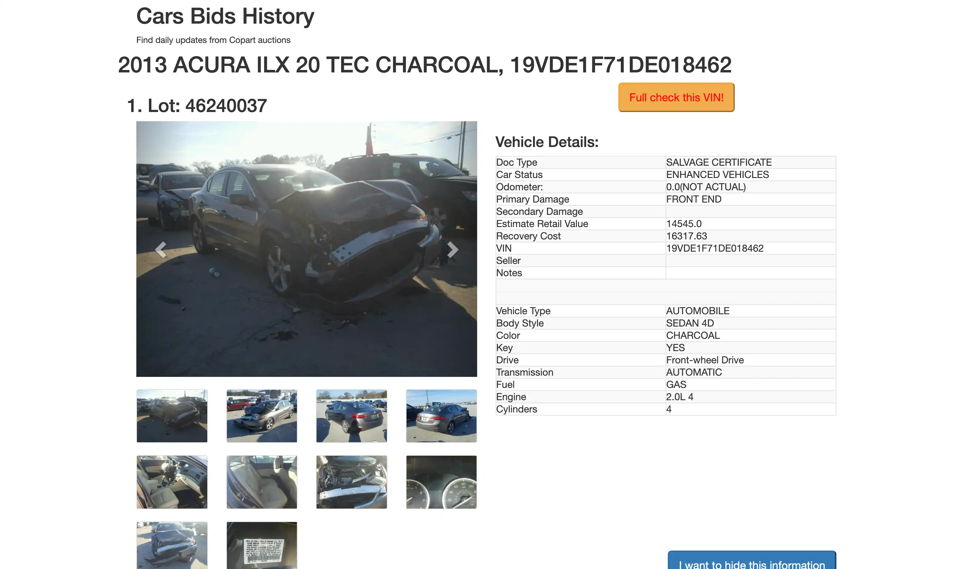 carsbidshistory.com example