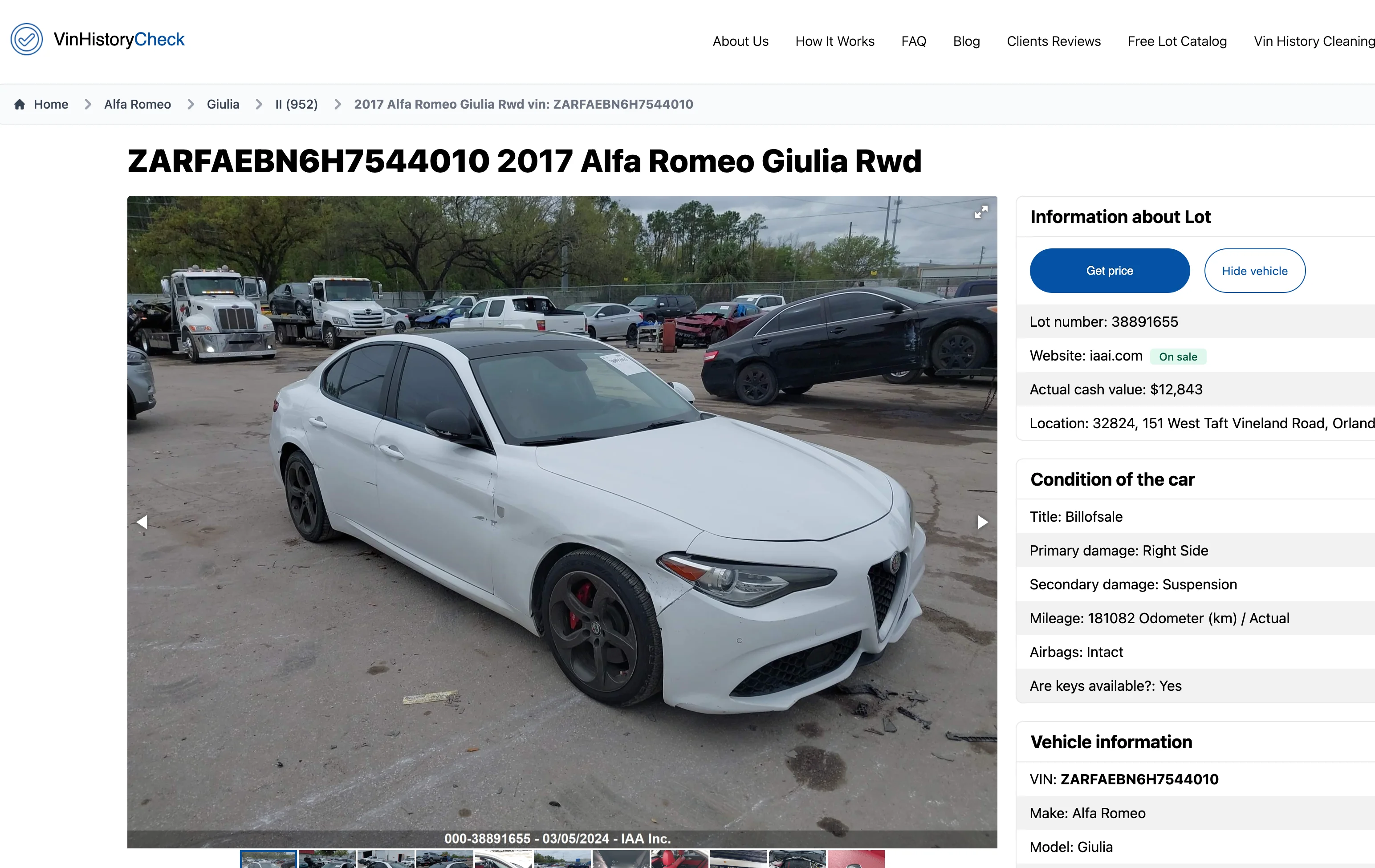 vinhistorycheck.info example